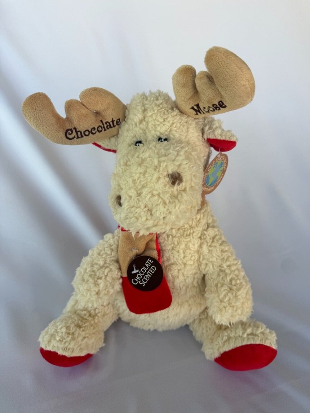 NWT Vintage 2009 Dan Dee Chocolate-Scented Moose Christmas Plush – 20" 🫎🍫
